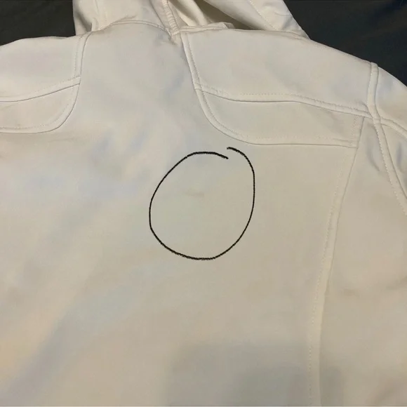 Snozu Performance Jacket Full Zip White Soft Ladies Size Medium*READ* - Picture 13 of 13